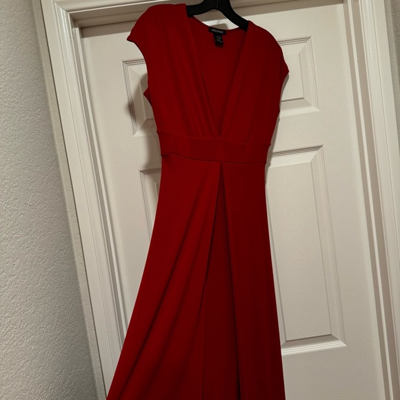 Brand new! CARILYN VAILE Deep Red Holiday Evening Dress by Stretch Sexy Size S - Picture 11 of 16